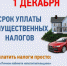 Бузулучане обязаны уплатить имущественные налоги до 1 декабря - Администрация города