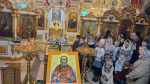 Освящение новописанной иконы священномученика Владимира Четверина