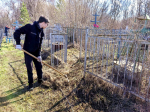 Энергетики привели в порядок захоронения фронтовиков в Бузулуке
