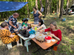 Выезд с детьми на природу в честь окончания учебного года