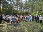 Выезд с детьми на природу в честь окончания учебного года