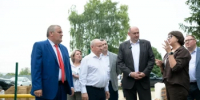 Рабочий визит врио губернатора Евгения Александровича Солнцева в наш район - Бузулукский район
