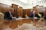 Губернатор Оренбургской области Евгений Солнцев представил доклад Президенту Владимиру Путину о ситуации в регионе