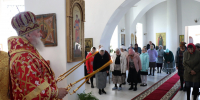Вечернее Пасхальное богослужение в храме Покрова Пресвятой Богородицы с. Кардаилово - Бузулукская Епархия