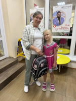 Улыбка первоклассницы — лучшая благодарность!